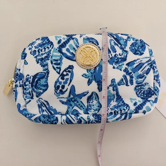 NWT! Lilly Pulitzer Jeanie Belt Bag In Resort White Shell Collector - Picture 14 of 16
